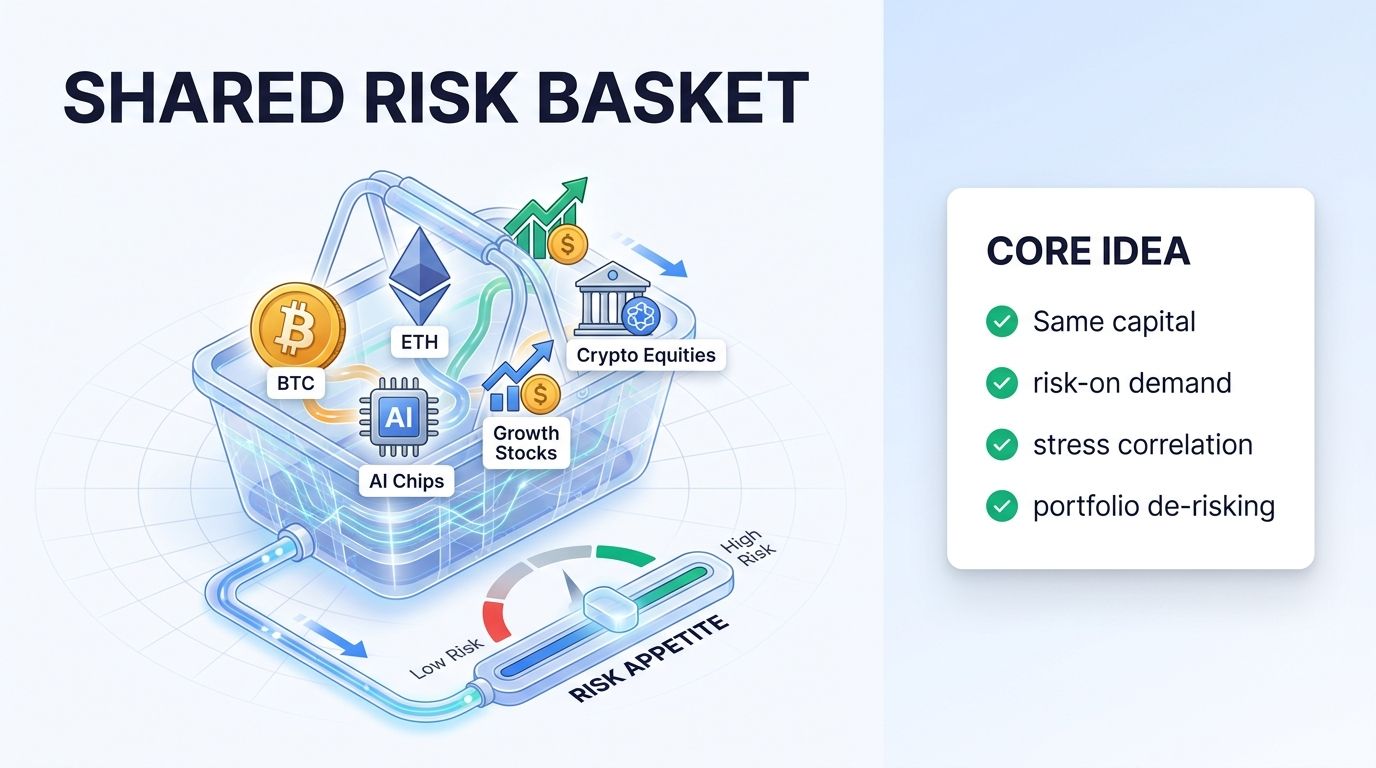 Why crypto can trade with AI and tech risk