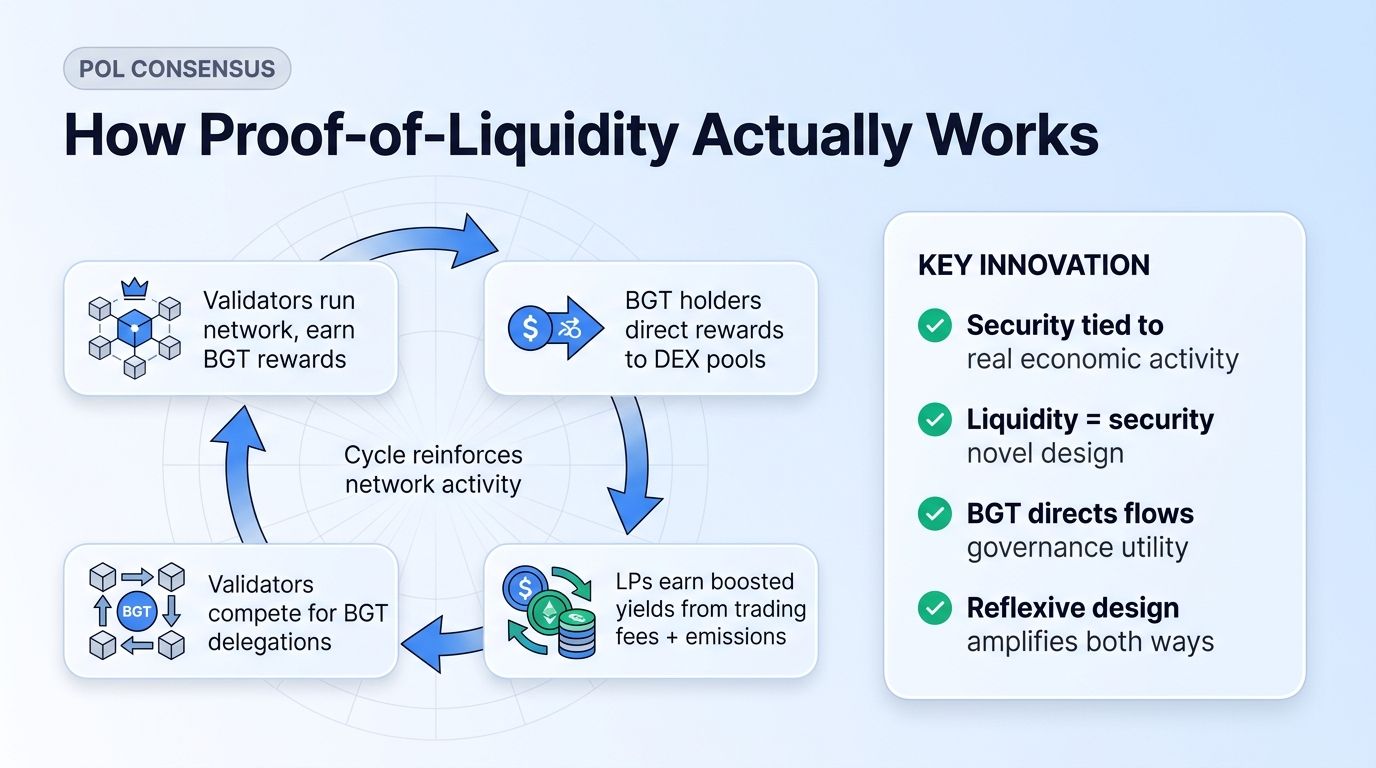 How Berachain proof-of-liquidity consensus actually works