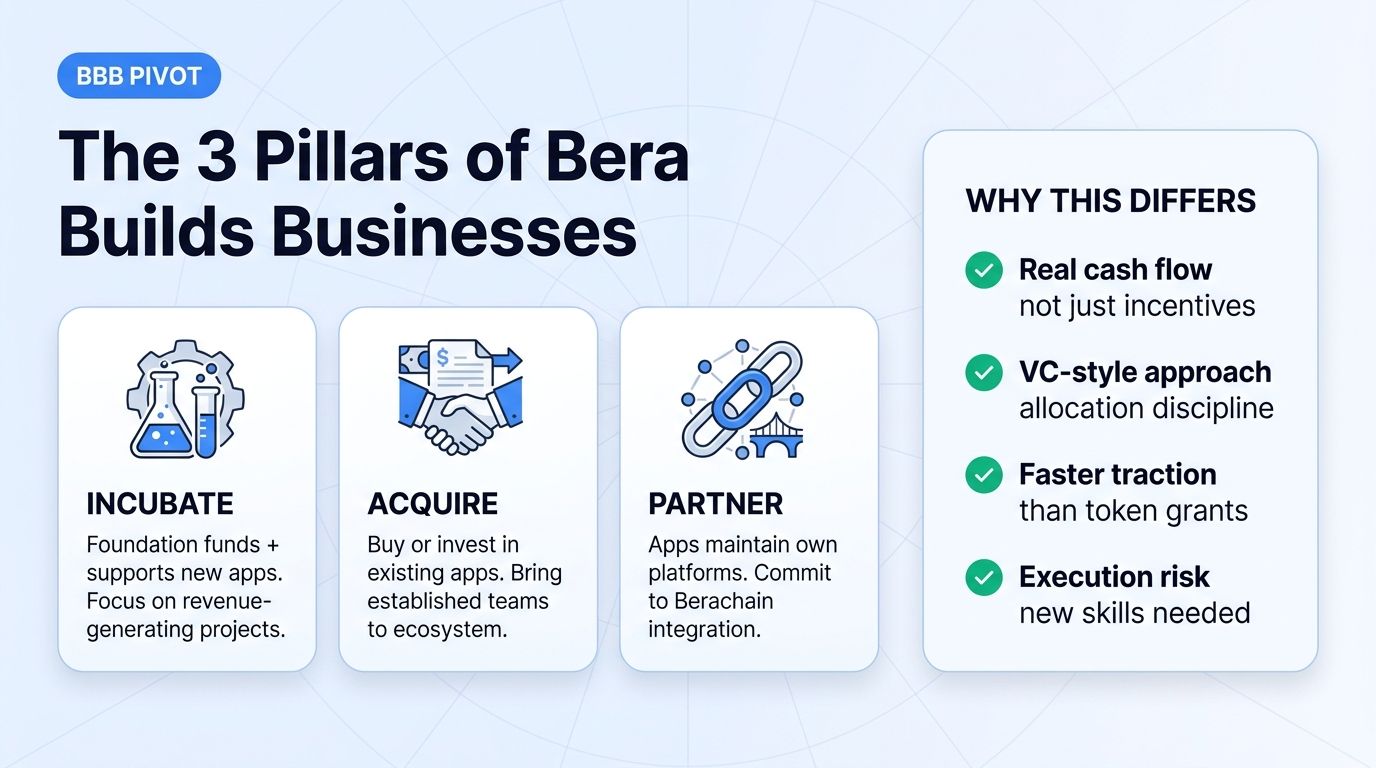 The 3 pillars of Bera Builds Businesses pivot