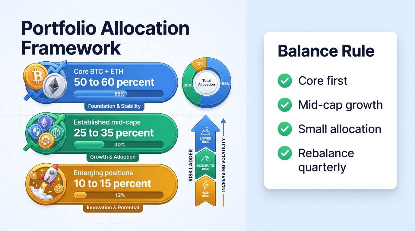 Long-term crypto portfolio allocation framework