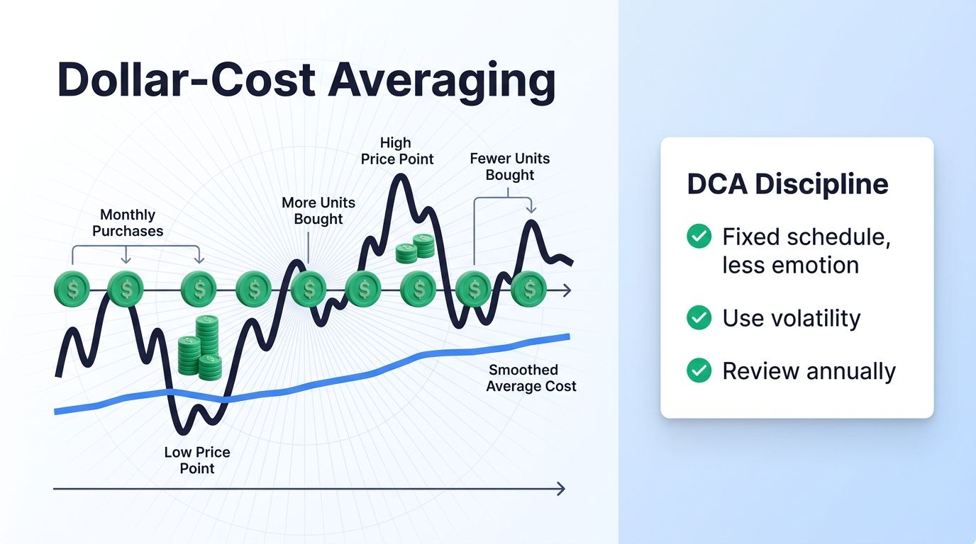 Dollar-cost averaging strategy for long-term crypto accumulation
