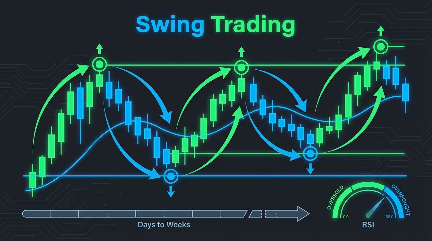 Bitcoin swing trading with technical analysis