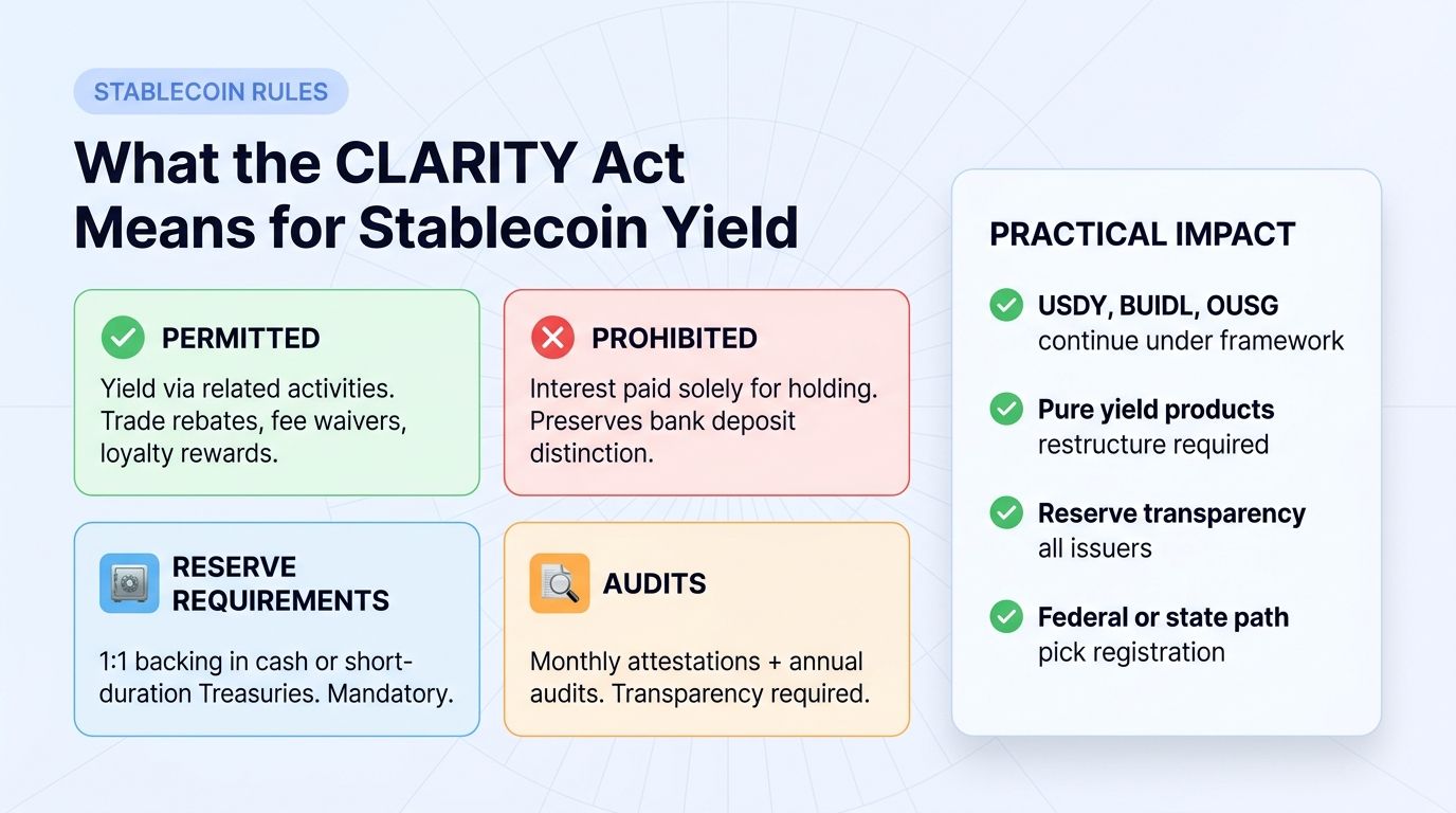 What the CLARITY Act means for stablecoin yield