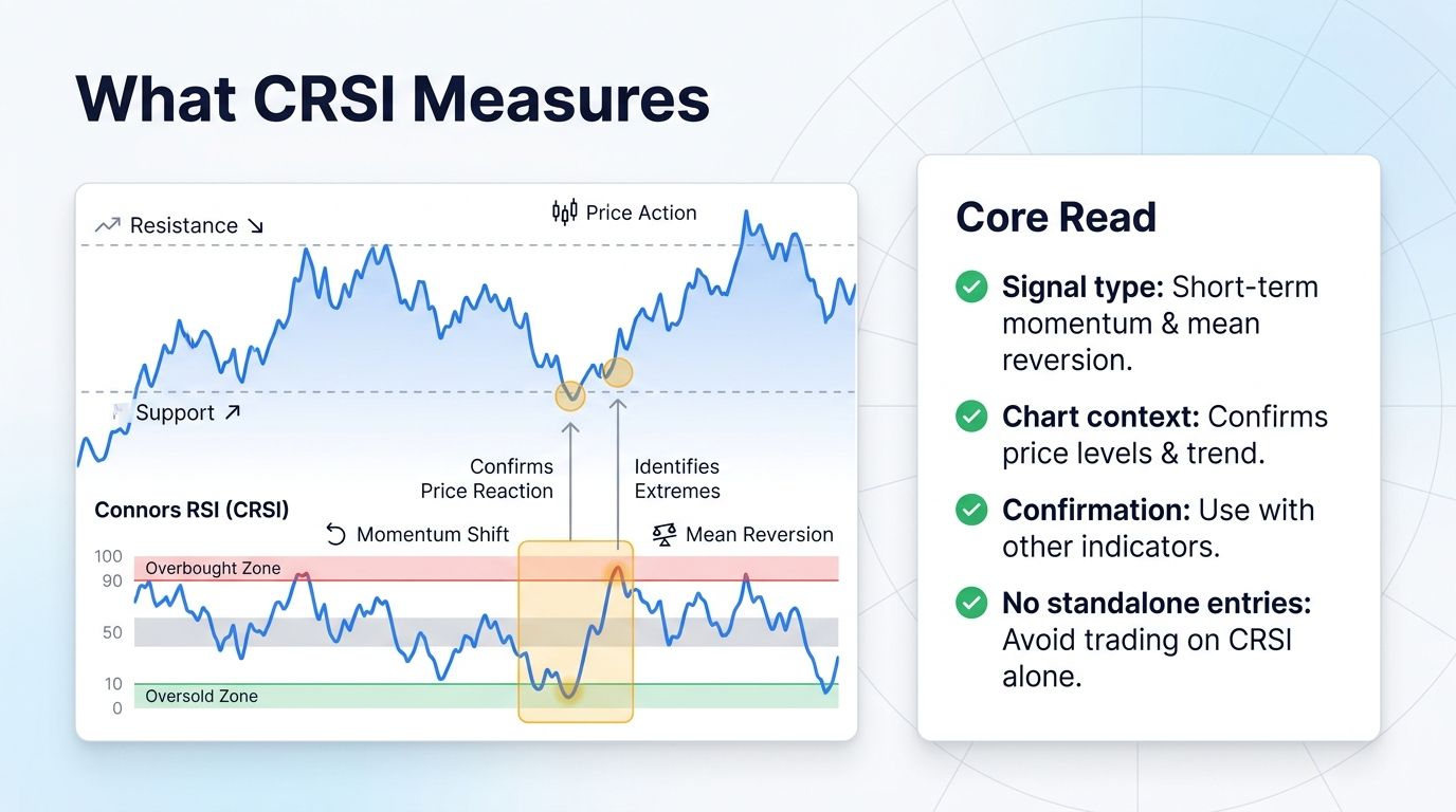 Connors RSI indicator meaning for crypto traders
