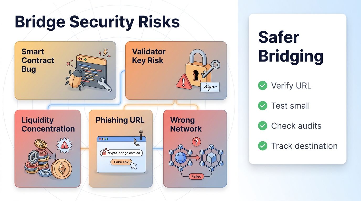 Security risk checklist for using cross-chain bridges
