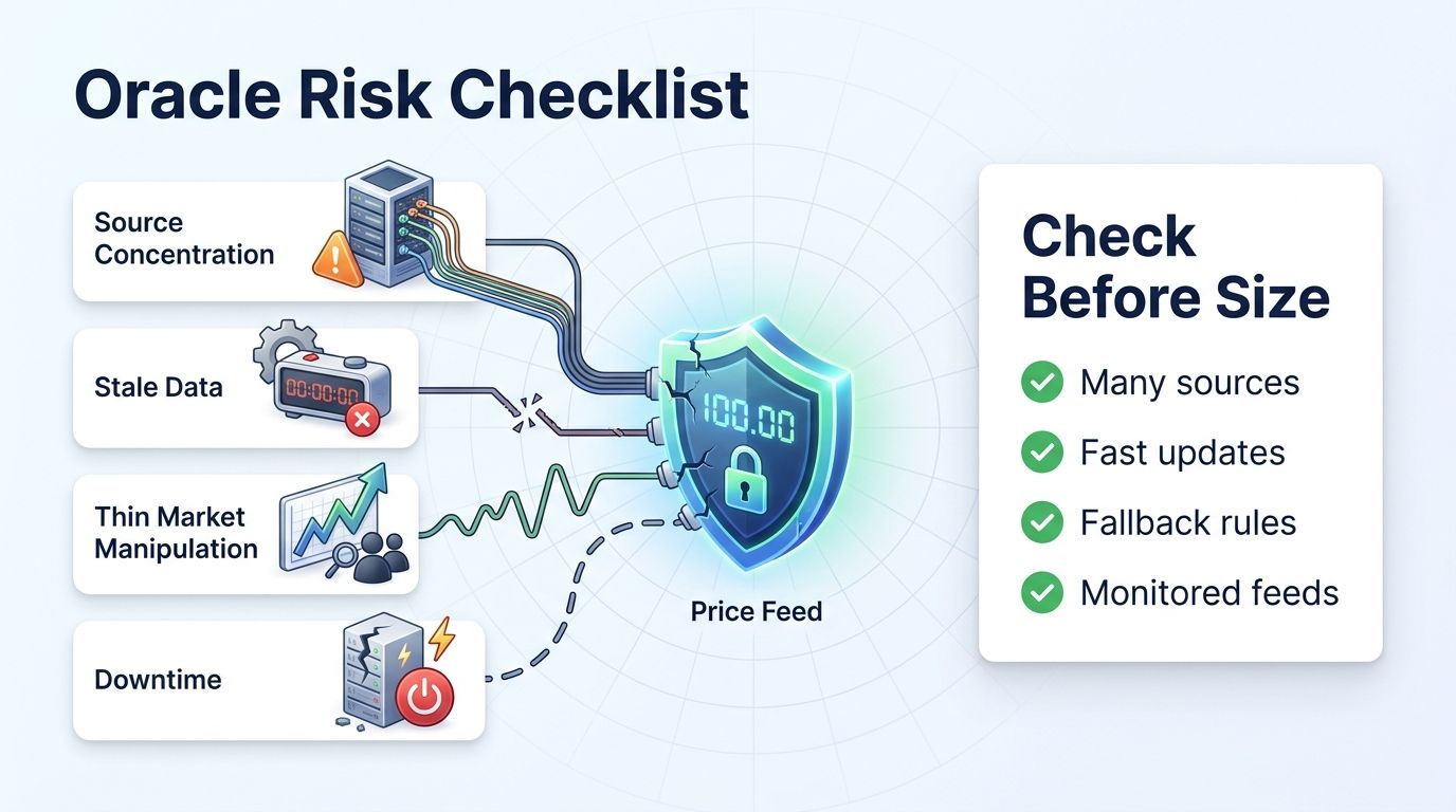 Oracle risk checklist for crypto traders