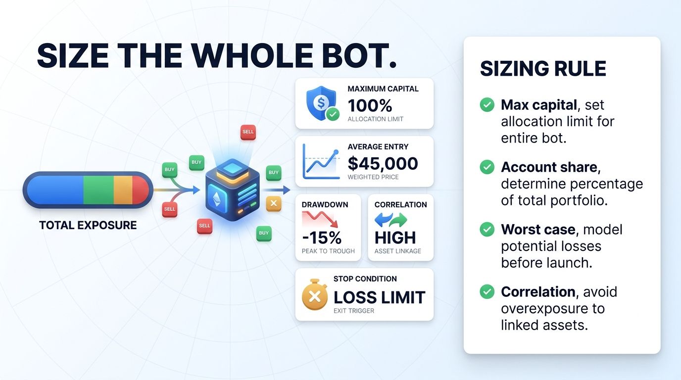 Position sizing checklist for crypto trading bots