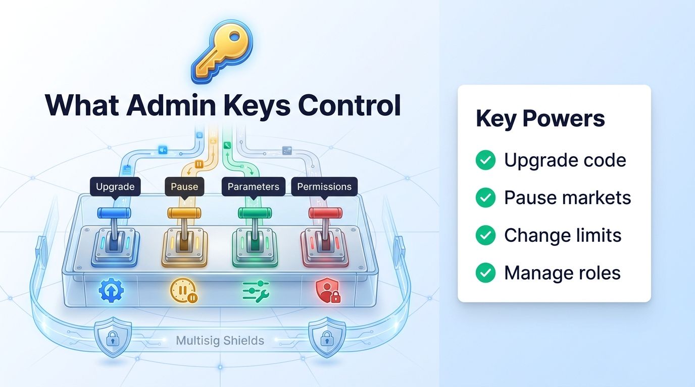 What a DeFi admin key can control inside a protocol