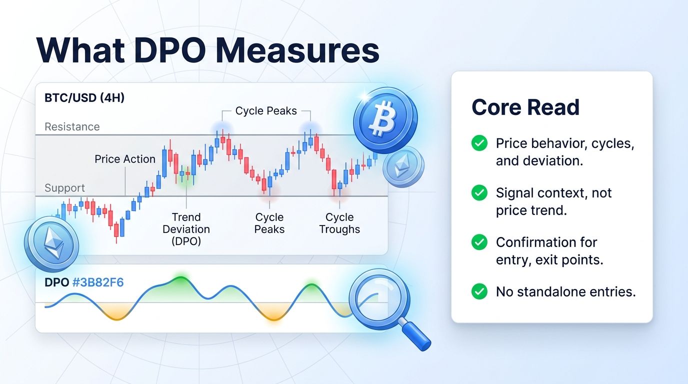 Detrended Price Oscillator indicator meaning for crypto traders