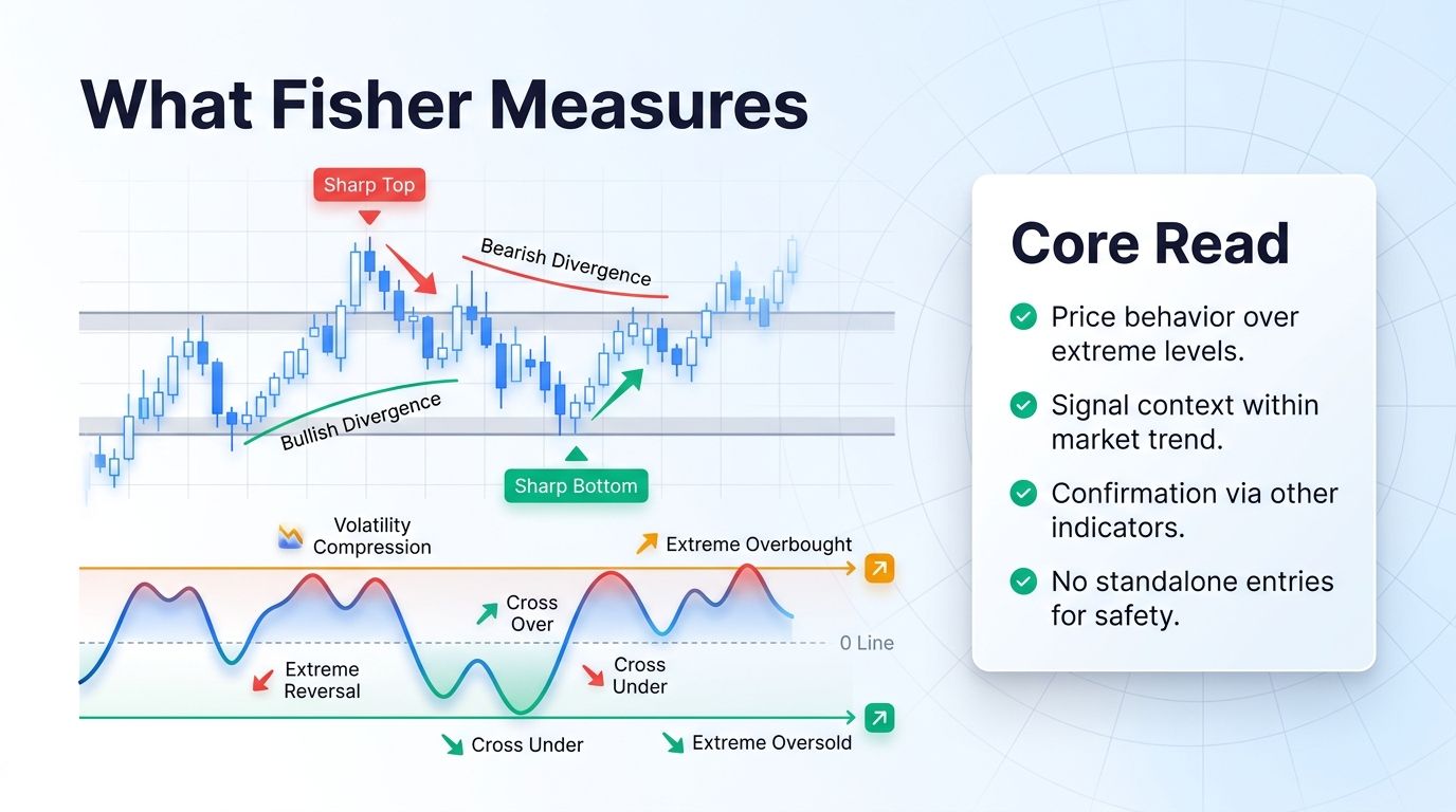 Fisher Transform indicator meaning for crypto traders