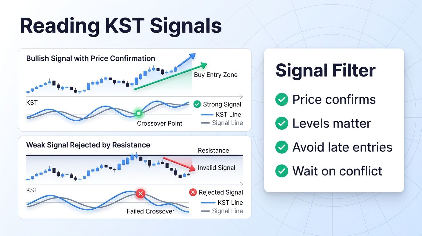 How to read bullish and bearish Know Sure Thing signals