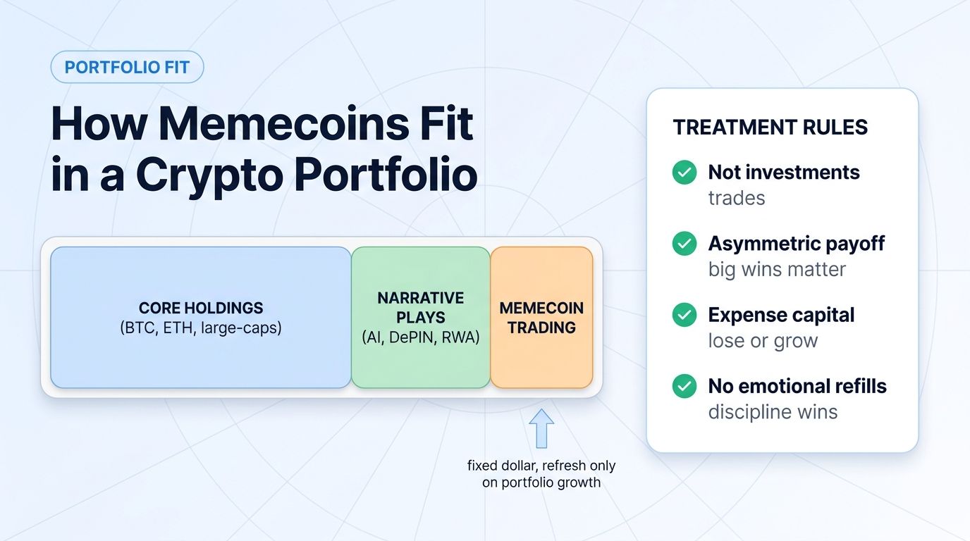How memecoin trading fits in a crypto portfolio