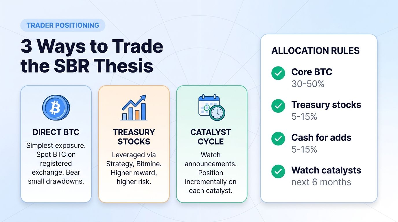 3 ways traders can position for the Strategic Bitcoin Reserve thesis
