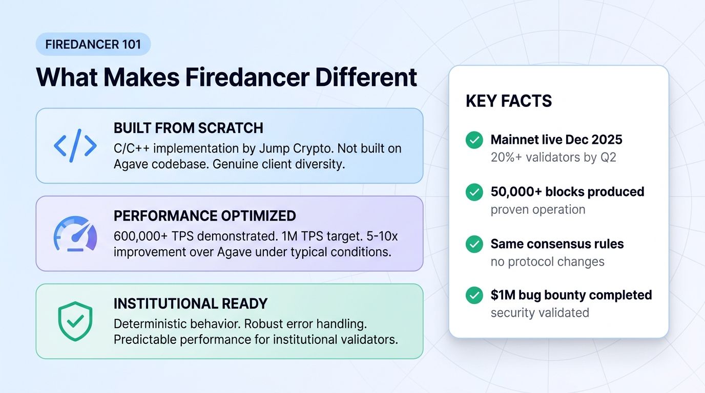 What makes Solana Firedancer different: 3 key attributes