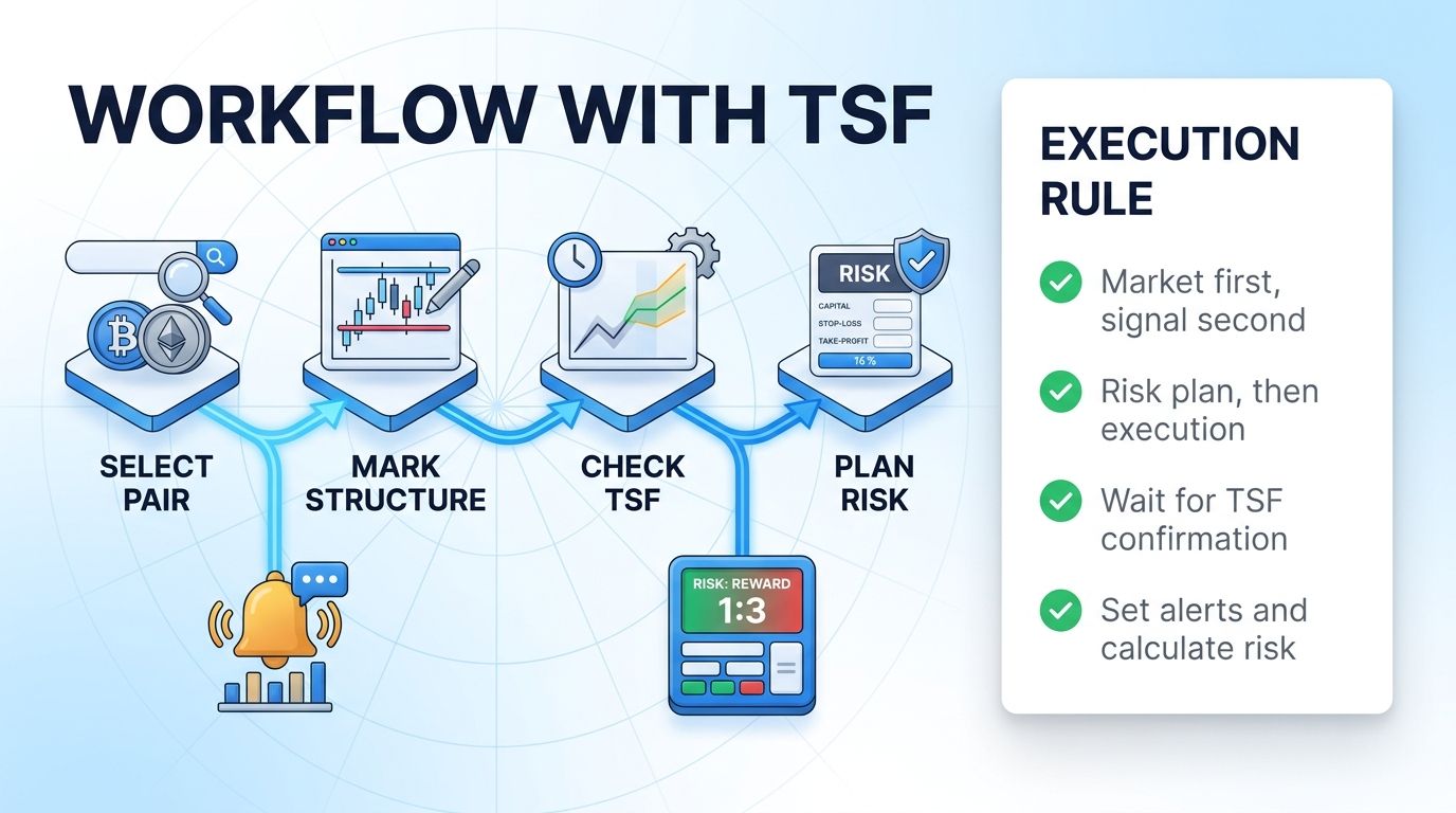 Time Series Forecast workflow with Altrady Smart Trading and risk planning