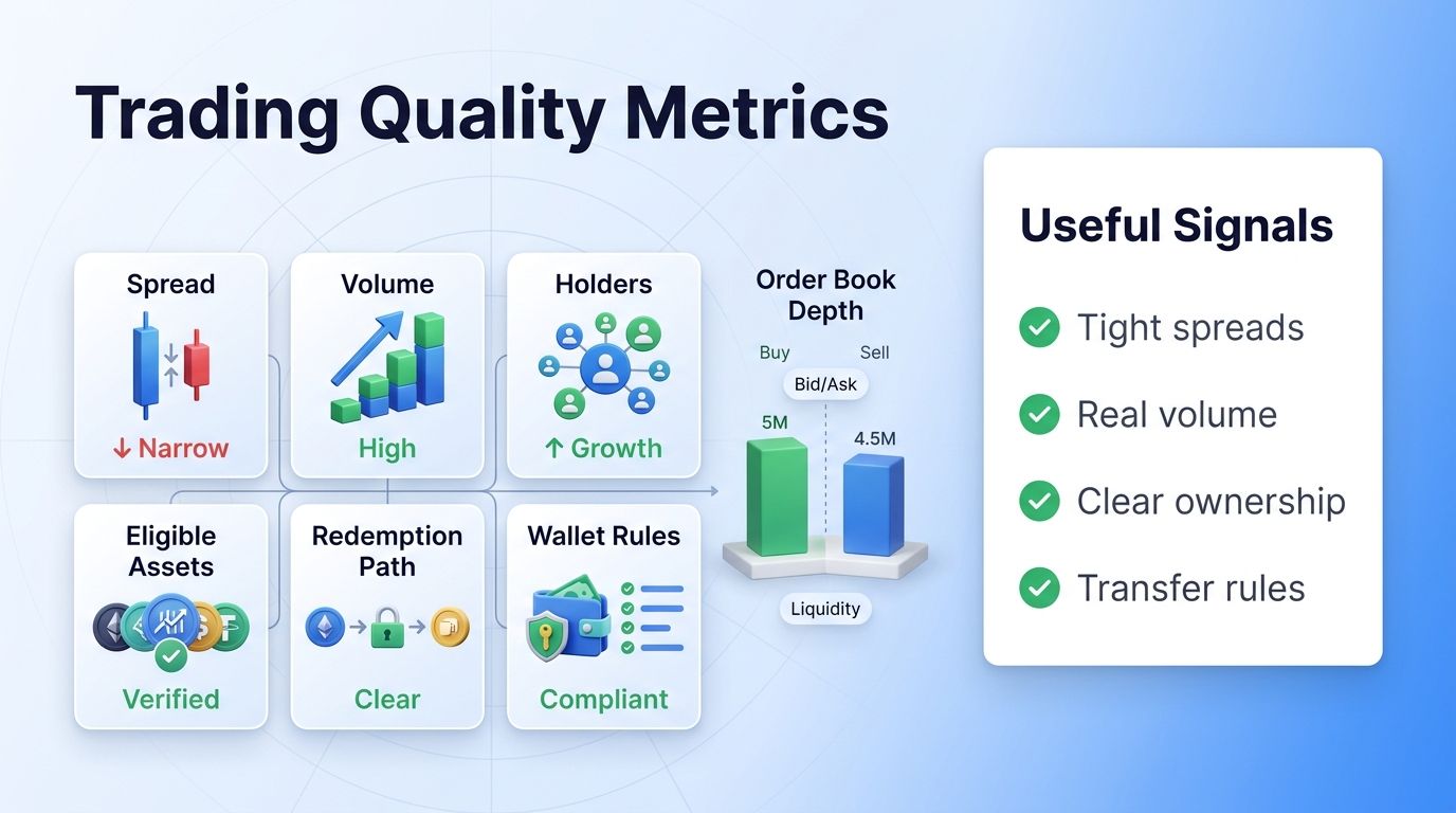 Tokenized equities trading quality metrics traders should watch