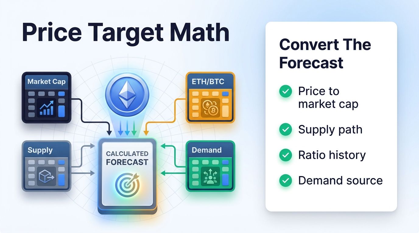 Market math behind large Ethereum price targets