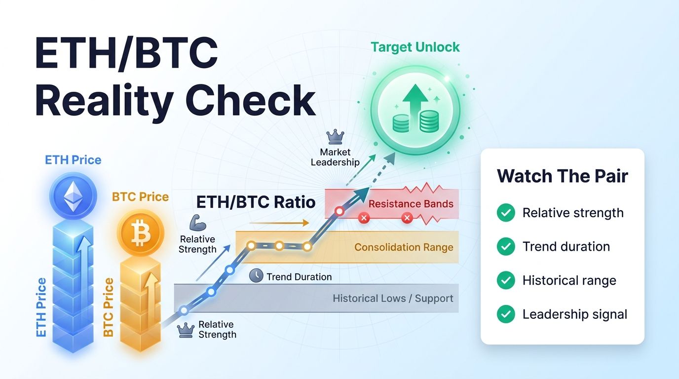 ETH/BTC ratio as a reality check for Ethereum price targets