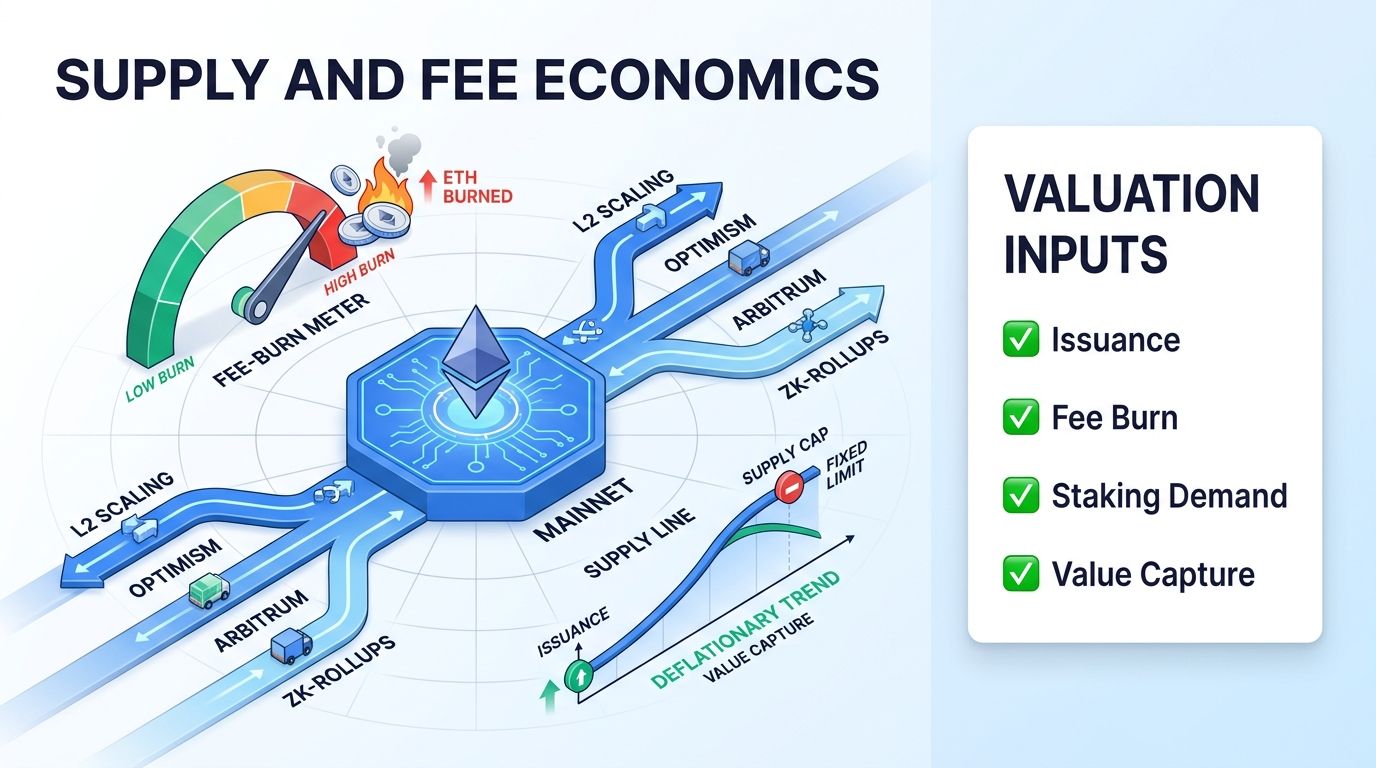 Ethereum supply and fee economics after Dencun