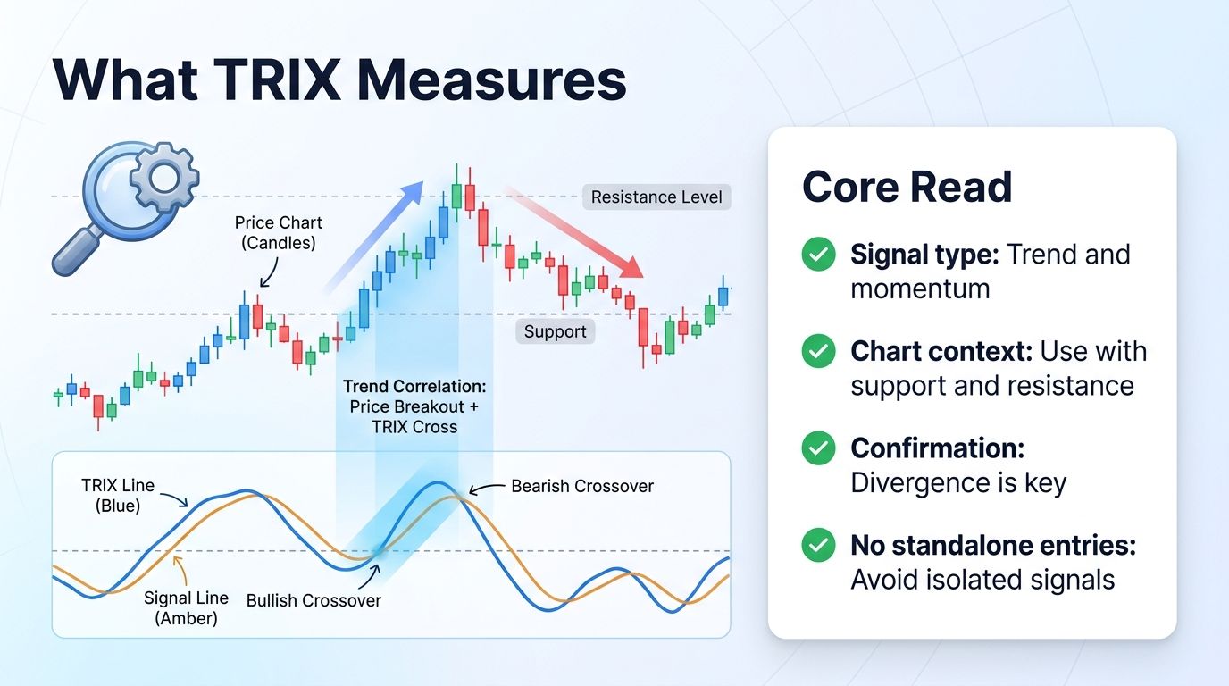 TRIX indicator meaning for crypto traders