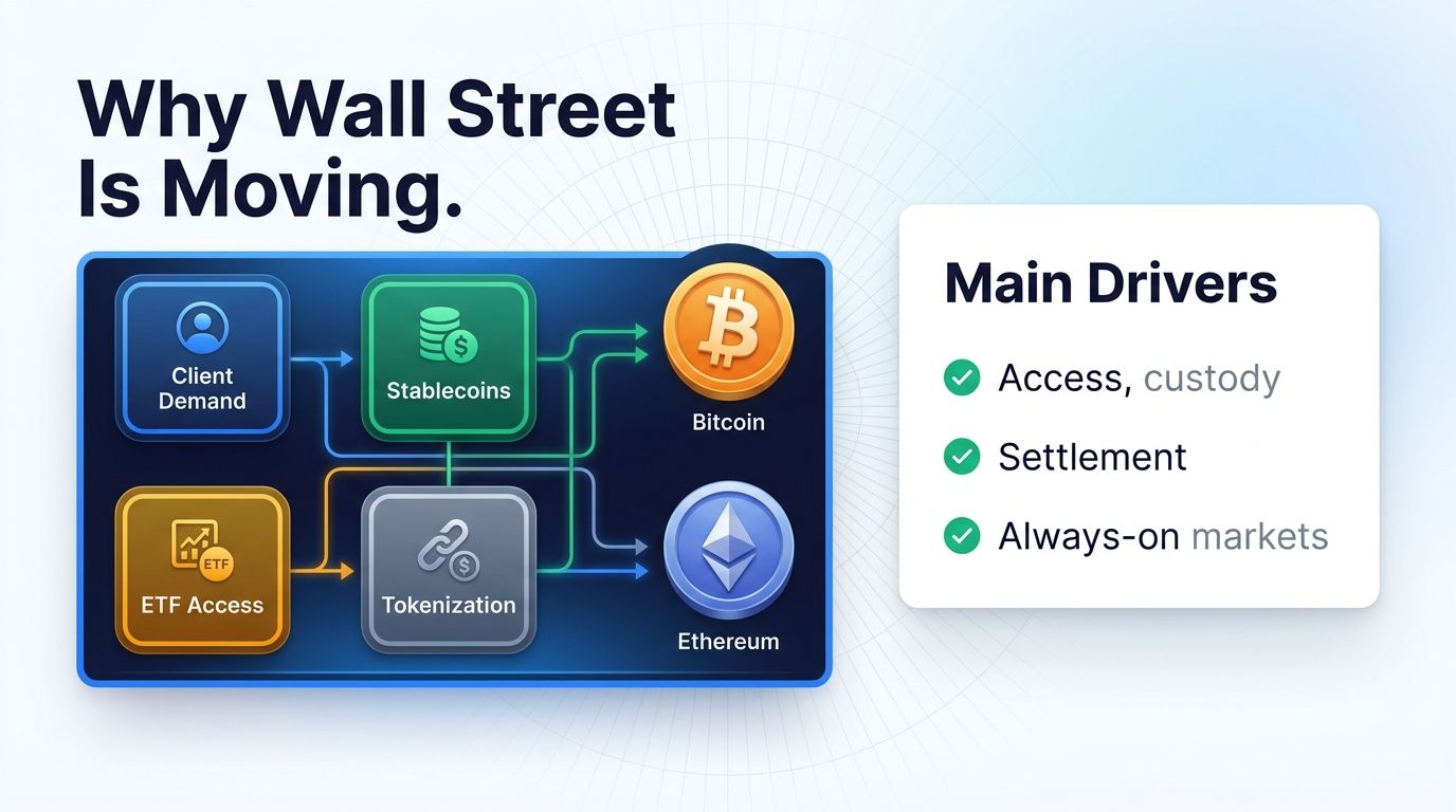 Why Wall Street financial firms are adding crypto services