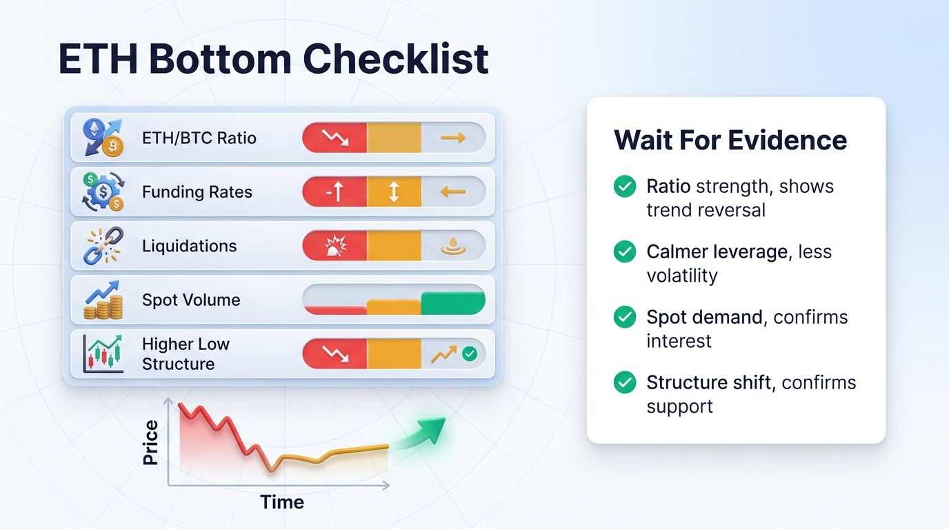 Ethereum bottom checklist for traders
